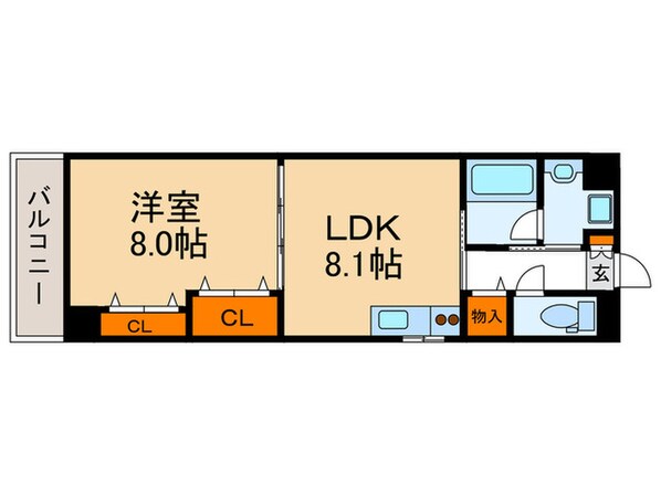 エスペランサの物件間取画像